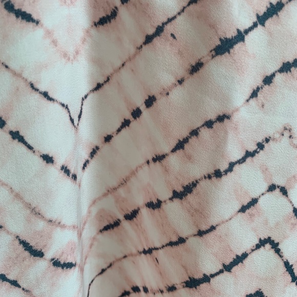 Banana Republic  Tie Shoulder Midi Flounce Hem with Shirring Women's Dress XSP - Picture 6 of 11